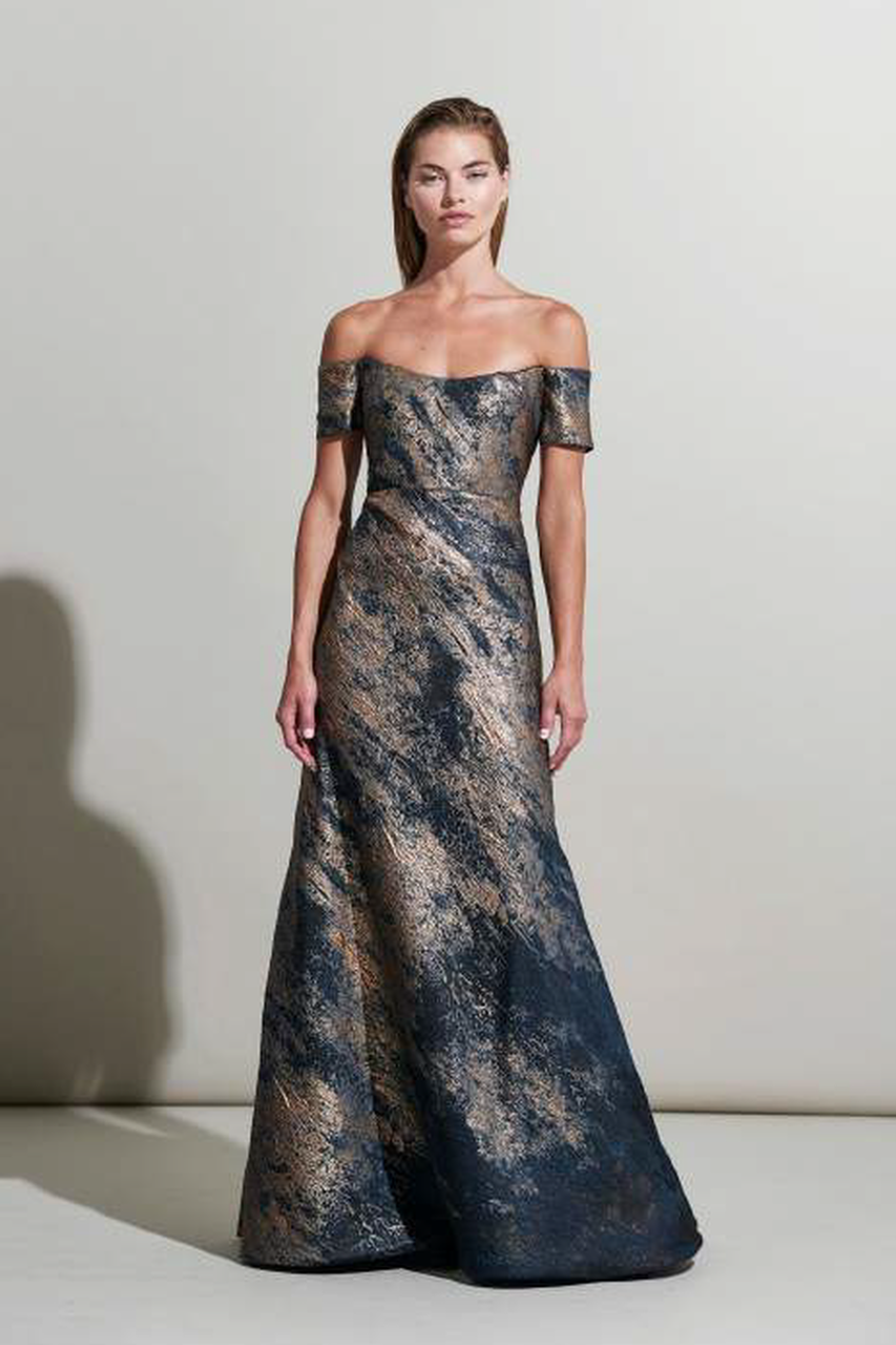 Rene Ruiz Off Shoulder Evening Gown ...